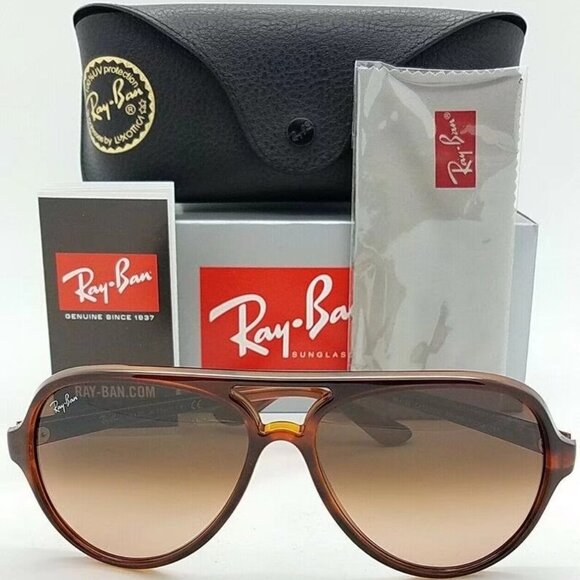 Ray-Ban RB4125 Tortoiseshell Polarized Sunglasses - Picture 1 of 7